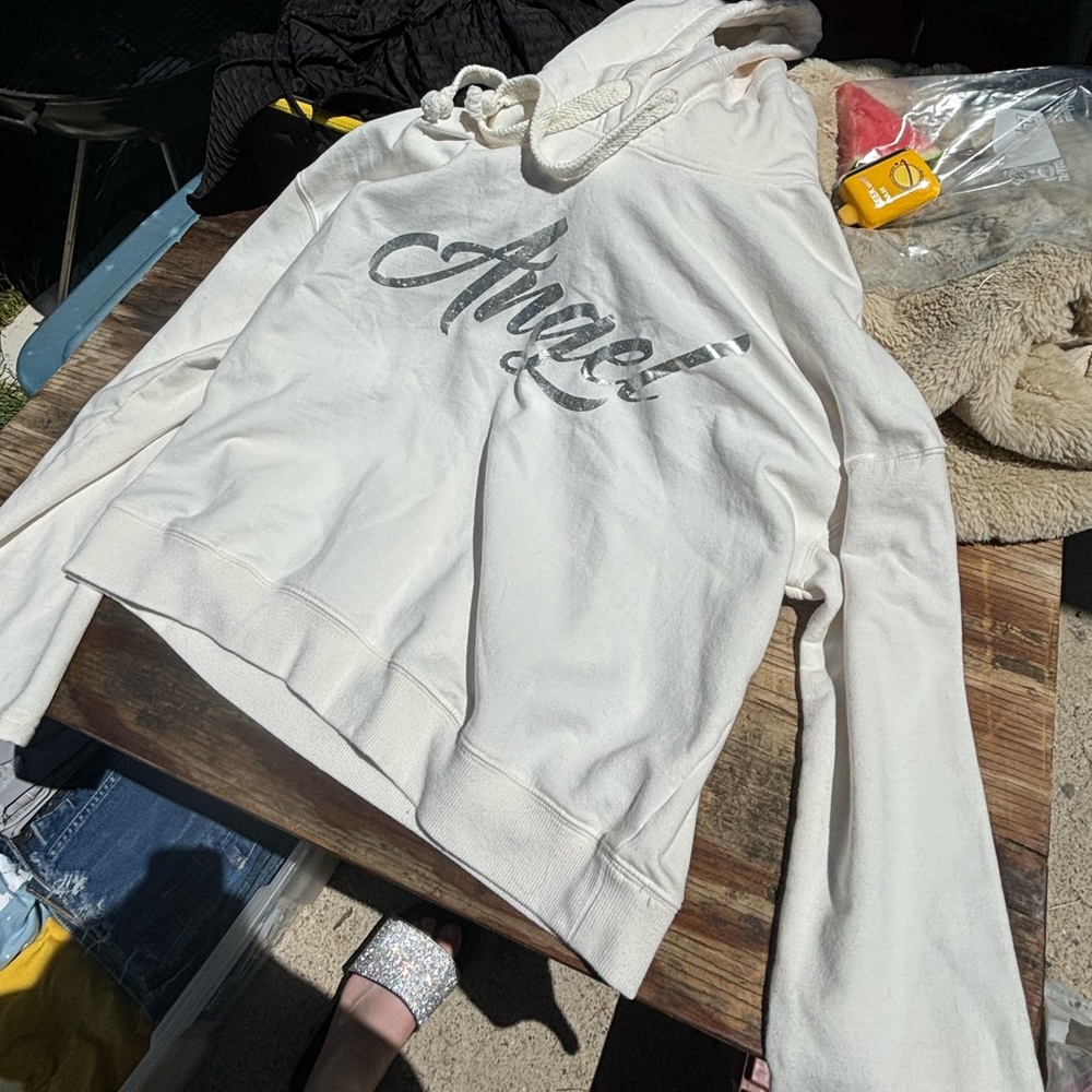 White angel hoodie